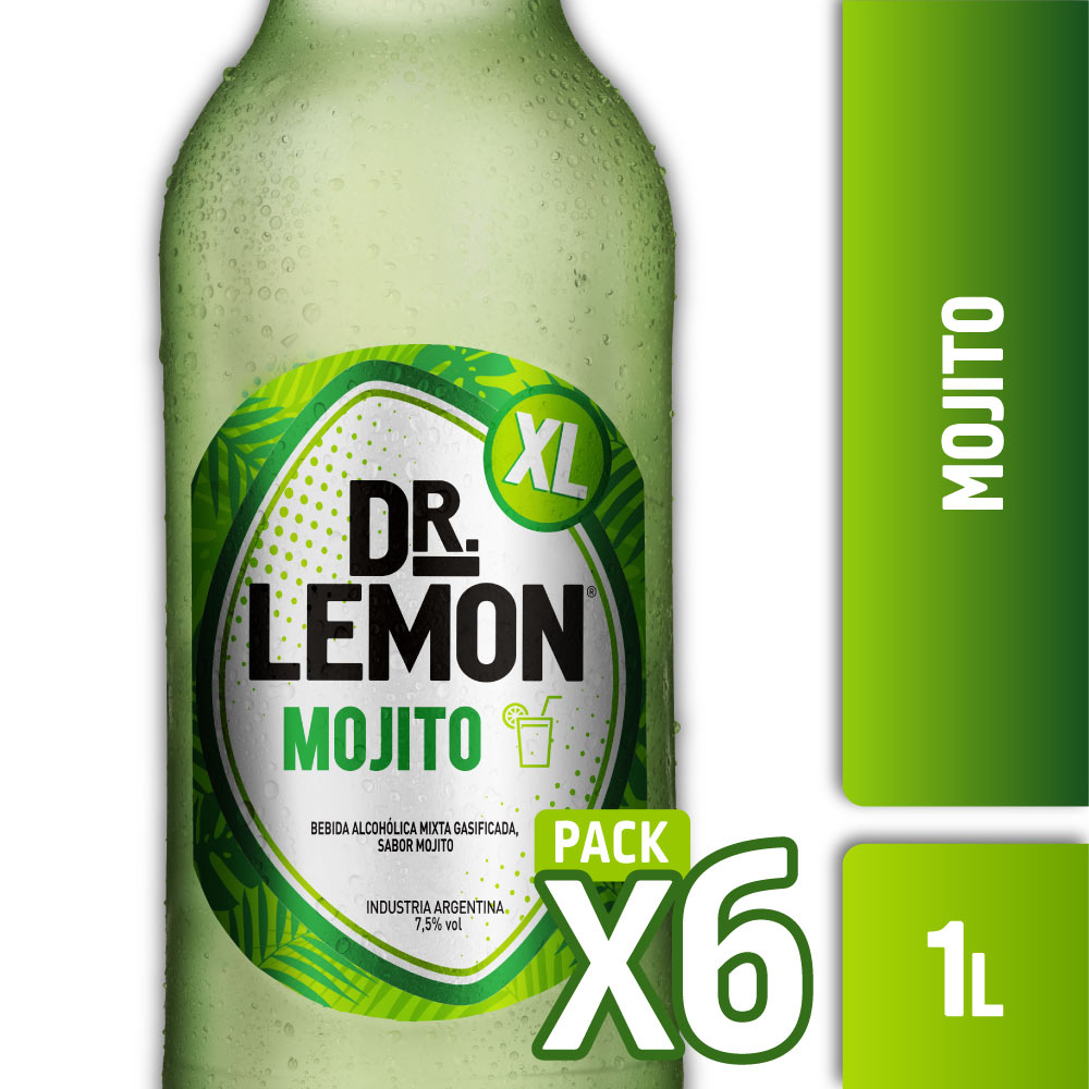 Cheersapp Dr Lemon Mojito Xl 1l Pack X6